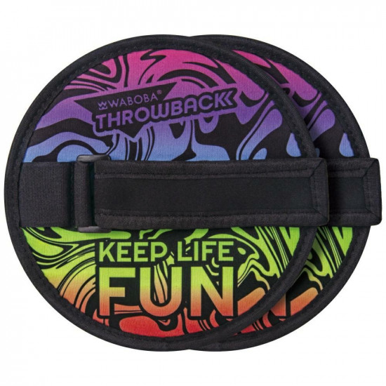 Waboba Throwback skill game 2x paddles 1x throwing shuttlecock