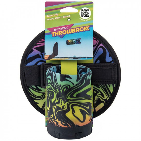 Waboba Throwback skill game 2x paddles 1x throwing shuttlecock