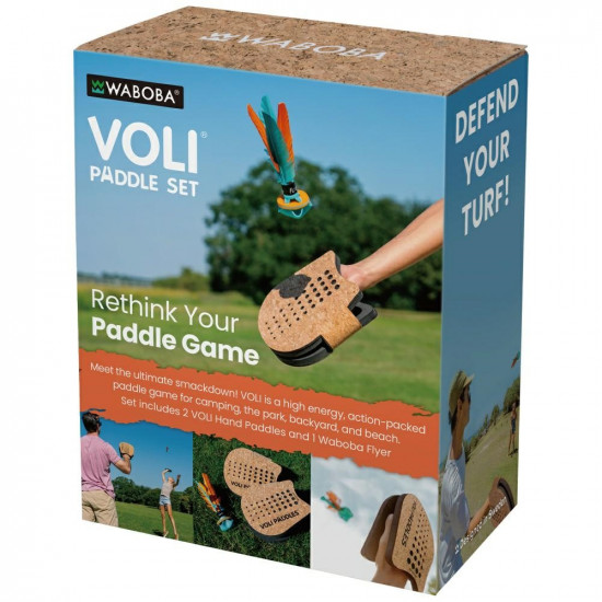 Waboba Voli skill game 2x hand rackets 1x shuttlecock Waboba Voli skill game 2x hand rackets 1x shuttlecock