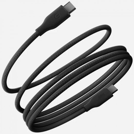 Energea Helix 60 Magnetic USB-C to USB-C Cable 480Mbps 60W 1.5m black