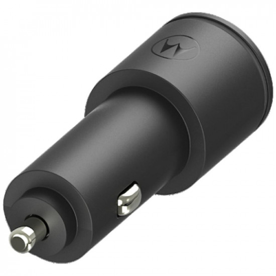 Car charger Motorola TurboPower 45W Dual USB-A/USB-C with cable USB-C 1m black