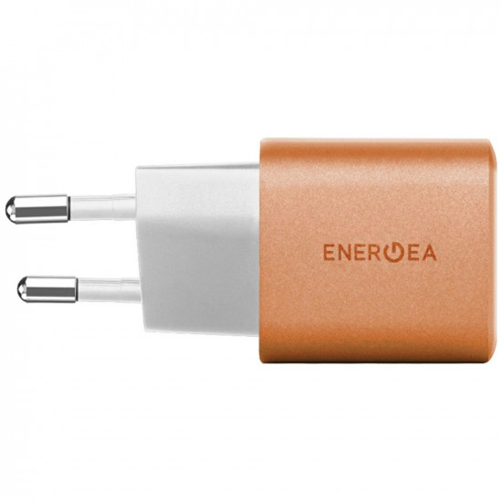 Wall charger Energea Ampcharge GaN35 USB-C/USB-A PD/PPS/QC3.0 35W orange Wall charger Energea Ampcharge GaN35 USB-C/USB-A PD/PPS/QC3.0 35W orange