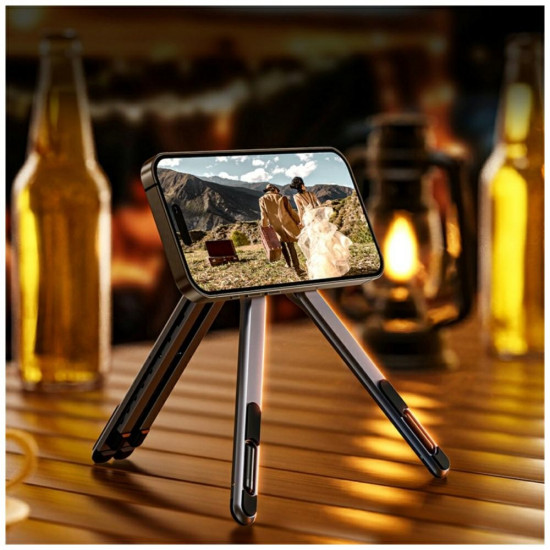 Laptop/tablet/smartphone stand 4smarts compatible with MagSafe cosmic gray