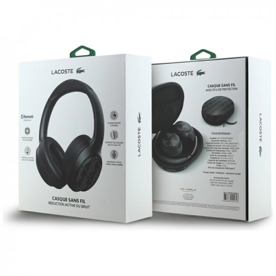 Headphones Lacoste The Blend ANC Bluetooth black