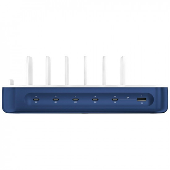 Charging station 4smarts Team 100W with cable set navy blue Charging station 4smarts Team 100W with cable set navy blue