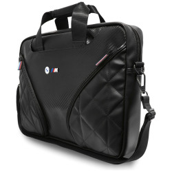 Bag BMW Carbon Pockets &amp; Metal Logo 16" black