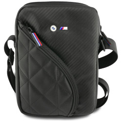 Bag BMW Carbon Pockets &amp; Metal Logo 8" black