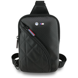 Bag BMW Carbon Pockets &amp; Metal Logo 10" black