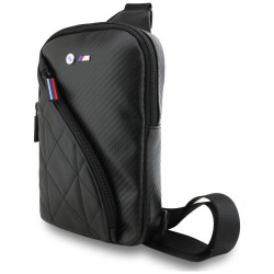 Bag BMW Carbon Pockets &amp; Metal Logo 10" black