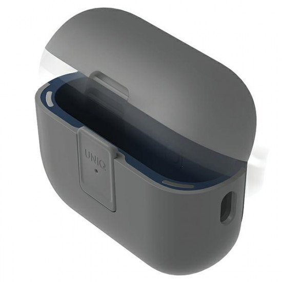 UNIQ Clyde Lock Case AirPods Pro 2 (2022/2023) Chalk Grey-Marine Blue