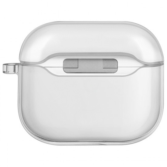 UNIQ case Glase AirPods 4 glossy clear