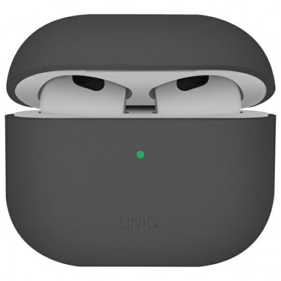 UNIQ case Lino AirPods 4 Silicone ash gray