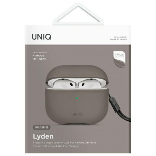 UNIQ case Lyden DS AirPods 4 flint gray