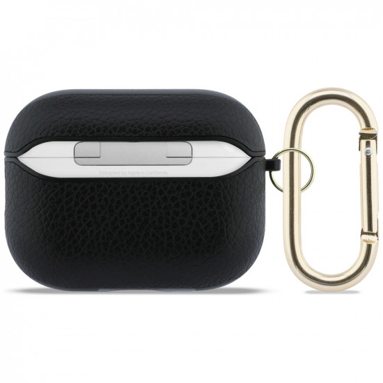 Case Guess Grained Classic Logo Hook for AirPods Pro 3 black