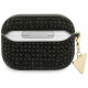 Case Guess Rhinestone Triangle Charm for AirPods Pro 3 black