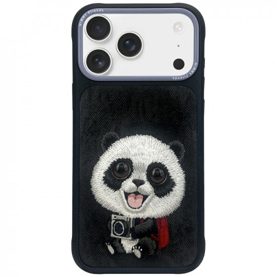 Case Nimmy Big Eyed Pet 2.0 Panda for iPhone 17 Pro black