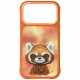 Case Nimmy Big Eyed Pet 2.0 Raccoon for iPhone 17 Pro Max orange