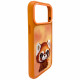Case Nimmy Big Eyed Pet 2.0 Raccoon for iPhone 17 Pro Max orange