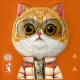 Case Nimmy Cool&amp;Cute 2.0 Cat for iPhone 17 Pro orange