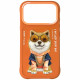 Case Nimmy Glasses Cool Dog for iPhone 17 Pro Max orange