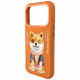 Case Nimmy Glasses Cool Dog for iPhone 17 Pro orange