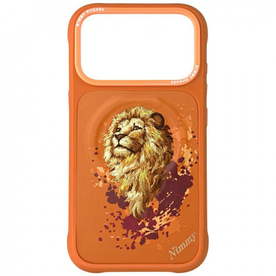 Case Nimmy Lion MagSafe for iPhone 17 Pro Max orange Case Nimmy Lion MagSafe for iPhone 17 Pro Max orange