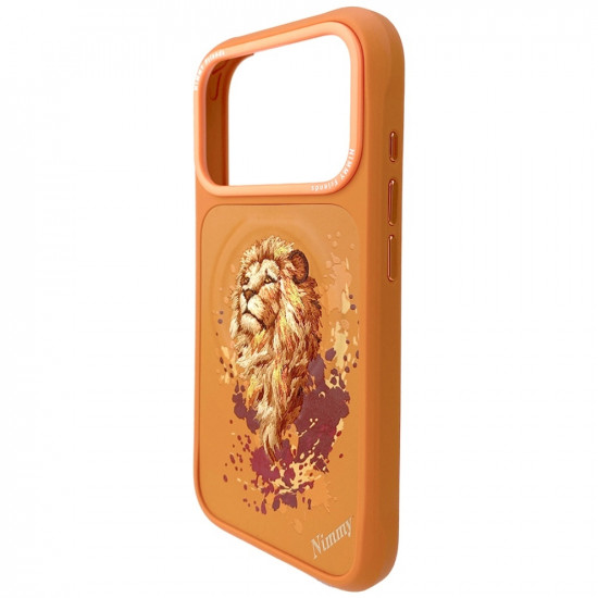 Case Nimmy Lion MagSafe for iPhone 17 Pro orange Case Nimmy Lion MagSafe for iPhone 17 Pro orange