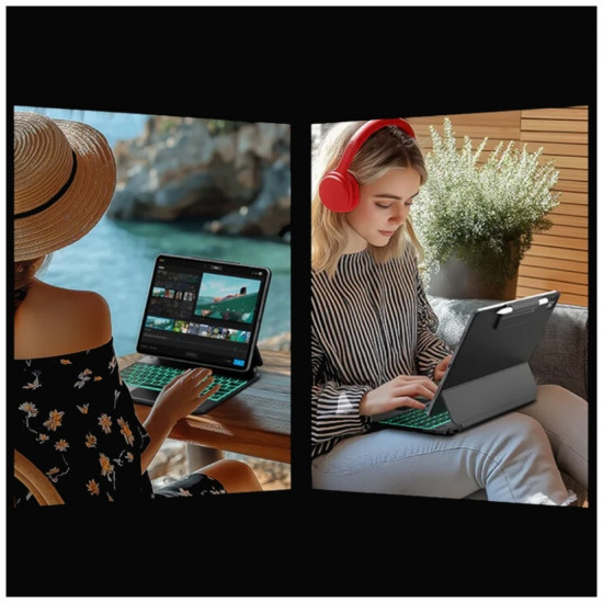 Case Typecase Edge with Keyboard for iPad 11“ (A16) 2025 / iPad 10.9” 2022 black Case Typecase Edge with Keyboard for iPad 11“ (A16) 2025 / iPad 10.9” 2022 black