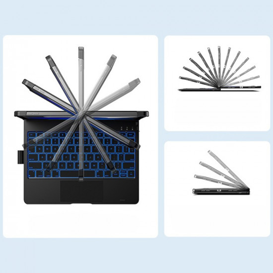 Case Flexbook Touch Typecase with keyboard for iPad 11" (A16) 2025 / iPad 10.9" 2022 silver