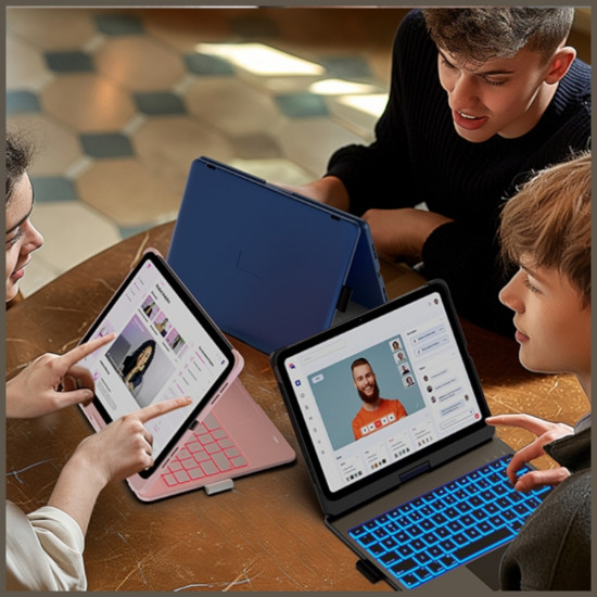 Case Flexbook Touch Typecase with keyboard for iPad 11" (A16) 2025 / iPad 10.9" 2022 silver