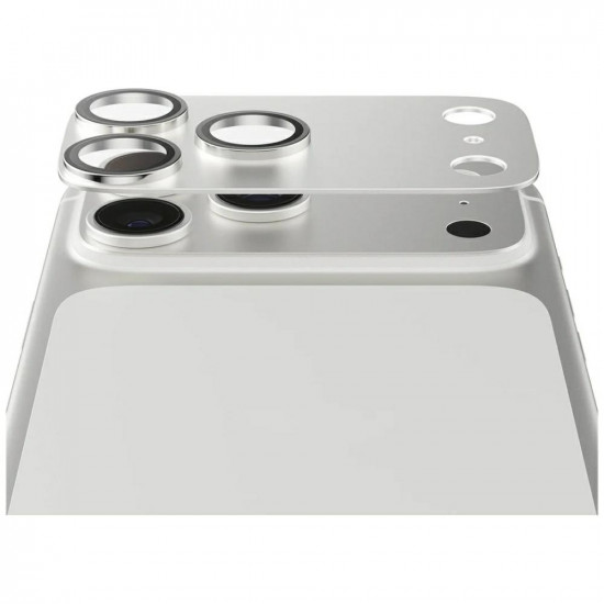 Tempered glass for lens PanzerGlass Fender Camera Protector for iPhone 17 Pro silver