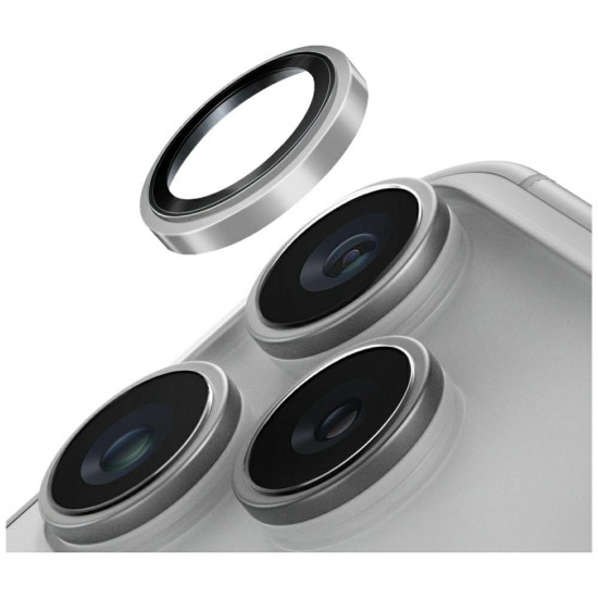UNIQ Optix Prime Camera Lens Protector for iPhone 17 Pro / iPhone 17 Pro Max with Applicator Silver UNIQ Optix Prime Camera Lens Protector for iPhone 17 Pro / iPhone 17 Pro Max with Applicator Silver