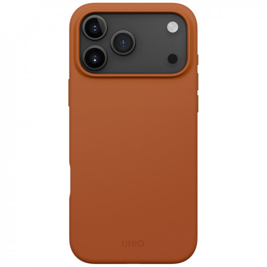 UNIQ Lino Case for iPhone 17 Pro Max Magclick Charging Orange