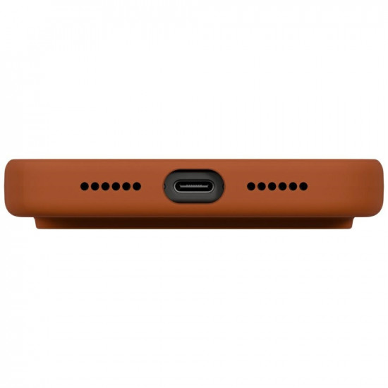 UNIQ Lino Case for iPhone 17 Pro Max Magclick Charging Orange