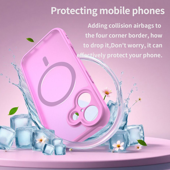 Techsuit HaloFrost II MagSafe iPhone 17 Pink