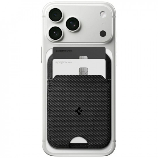 Magnetic wallet Spigen S314-2 Slim Fold Tripod MagSafe black Magnetic wallet Spigen S314-2 Slim Fold Tripod MagSafe black