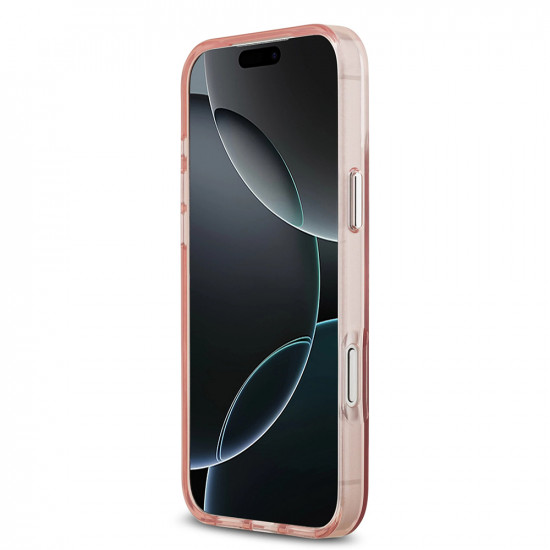 Guess IML Gradient Triangle Logo MagSafe (GUHMP17XHGTMLCGP) iPhone 17 Pro Max Pink