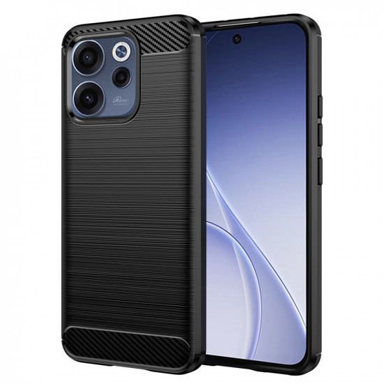 Techsuit Carbon Silicone Oppo Reno15 F / Reno15 FS 5G Black