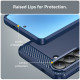Techsuit Carbon Silicone Samsung Galaxy S26 Plus Blue
