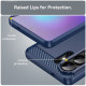 Techsuit Carbon Silicone Samsung Galaxy S26 Ultra Blue