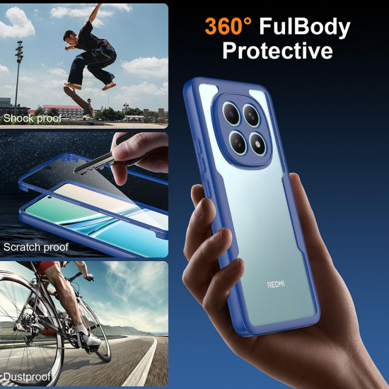 Techsuit ColorVerse 360 Series + Screen Protector Xiaomi Redmi Note 15 5G / Poco M8 5G Blue