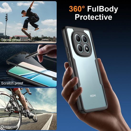 Techsuit ColorVerse 360 Series + Screen Protector Xiaomi Redmi Note 15 5G / Poco M8 5G Black