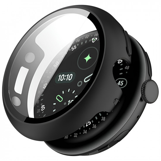 Techsuit Defense360 Pro + Screen Protector Google Pixel Watch 4 45mm Black