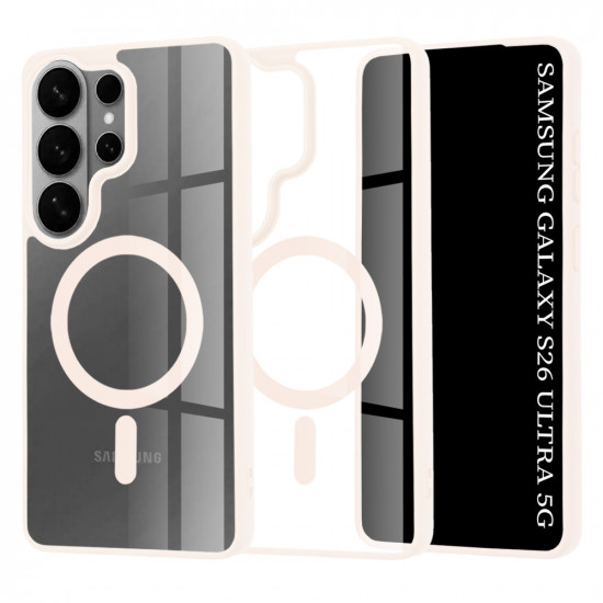 Techsuit MagSafe Pro Samsung Galaxy S26 Ultra Nude Pink