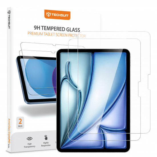 Techsuit ArmorGlass CrystalHD (2 pack) iPad Air 11 (2024) / Air 11 (2025) Clear