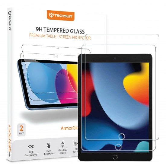 Techsuit ArmorGlass CrystalHD (2 pack) iPad 10.2 (2019/2020/2021) Clear Techsuit ArmorGlass CrystalHD (2 pack) iPad 10.2 (2019/2020/2021) Clear