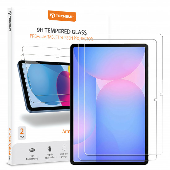 Techsuit ArmorGlass CrystalHD (2 pack) Samsung Galaxy Tab S10 FE Plus Clear Techsuit ArmorGlass CrystalHD (2 pack) Samsung Galaxy Tab S10 FE Plus Clear