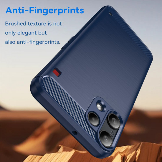 Techsuit Carbon Silicone Nothing Phone (3a) Lite Blue