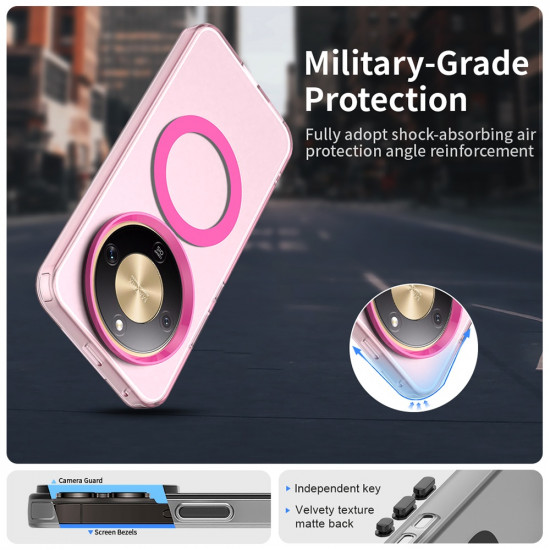 Techsuit CandyCase MagSafe Honor Magic8 Lite Pink