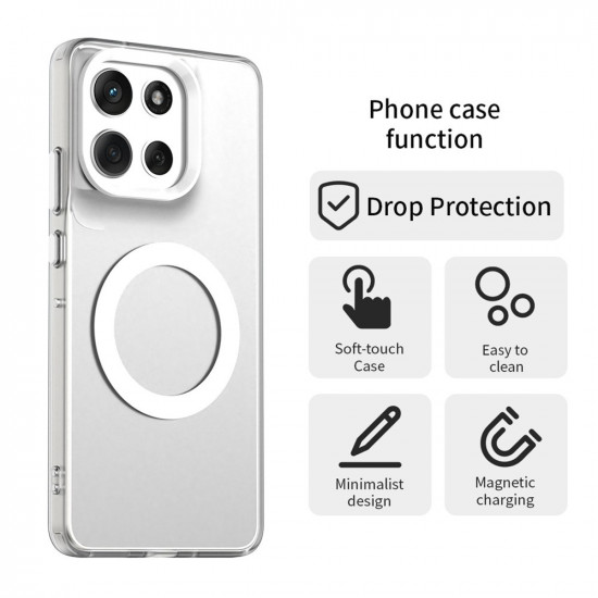 Techsuit CandyCase MagSafe Motorola Moto G86 White Techsuit CandyCase MagSafe Motorola Moto G86 White